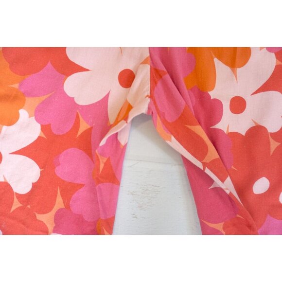 Mirae Paris Floral Retro Chic High-Waisted Wide-Leg Pants – Size 40 (US 8) - Picture 6 of 11